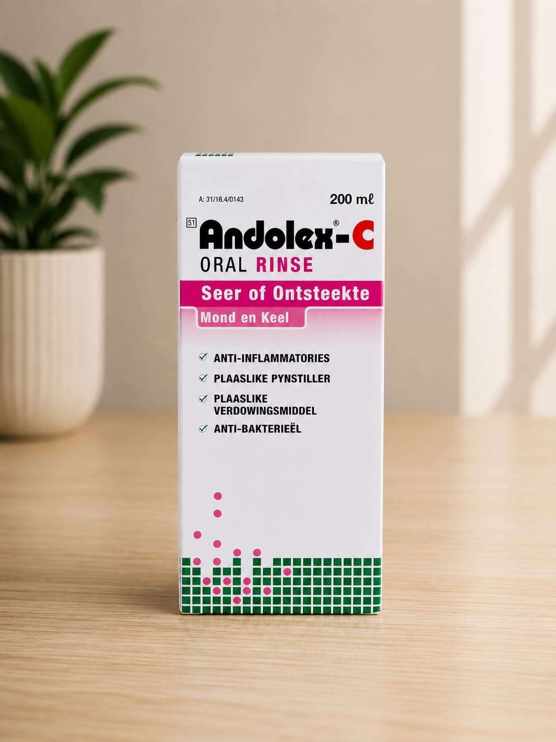 ANDOLEX -C ORAL RINSE 200ML